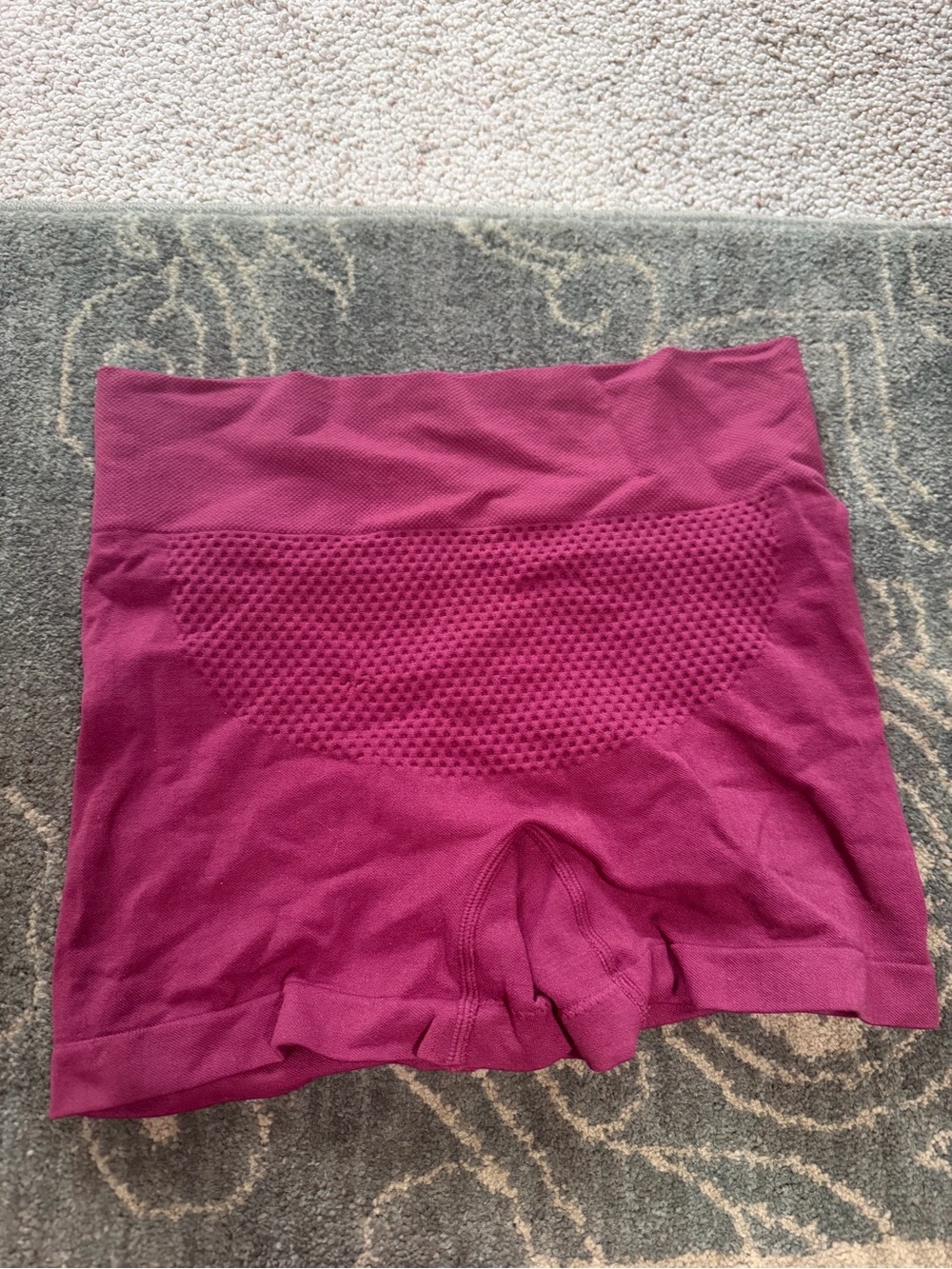 SHEIN Seamless High-Waist Shaping Boyshorts - Berry